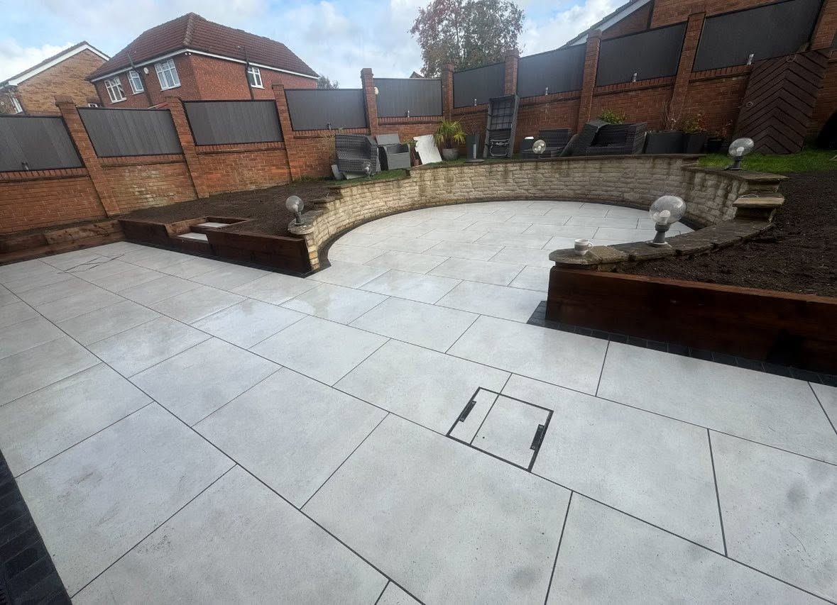 A beautiful garden designed and built by ELM Bespoke Garden Designs